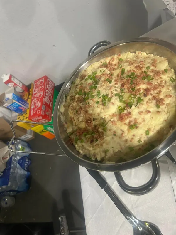 Loaded mashed potatoes