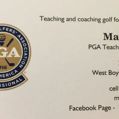 Mark Klotz PGA Professional Golf Instruction