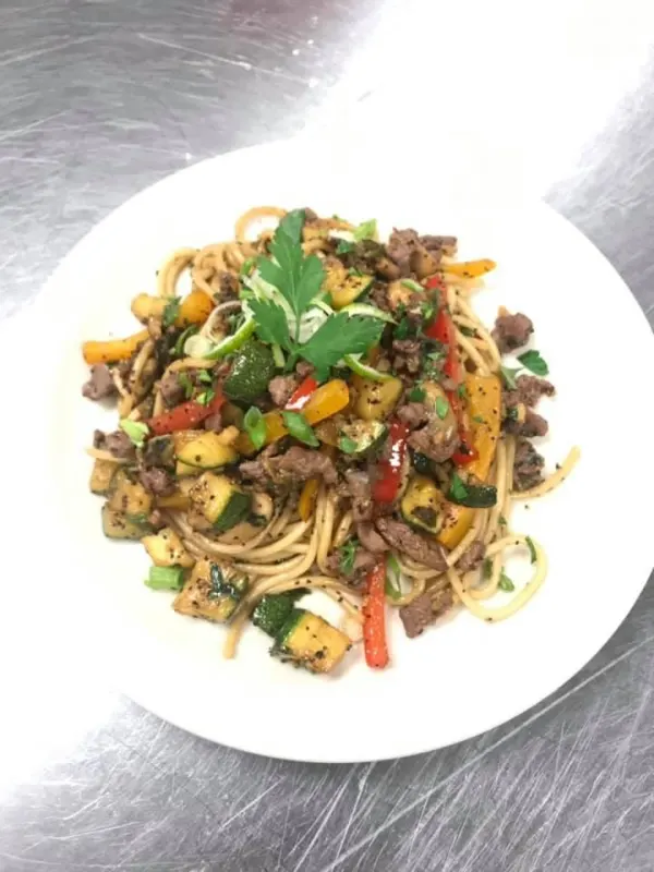 Pepper beef stirfry