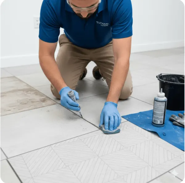 Grout recoloring
