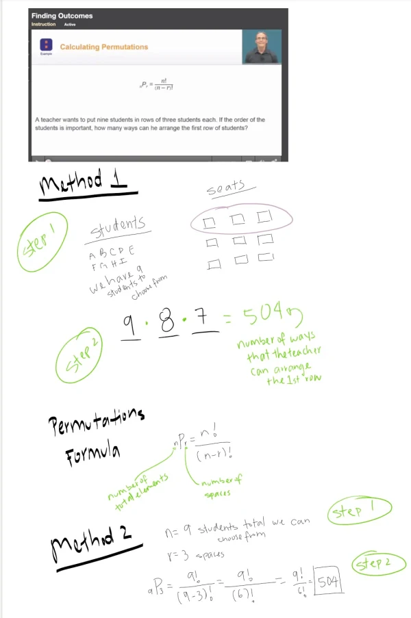 Creating lessons on the spot online