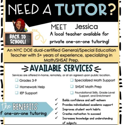 Middle-High School Tutoring