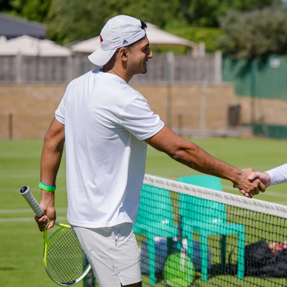 Ishaan's Tennis Lessons Rain Or Shine!