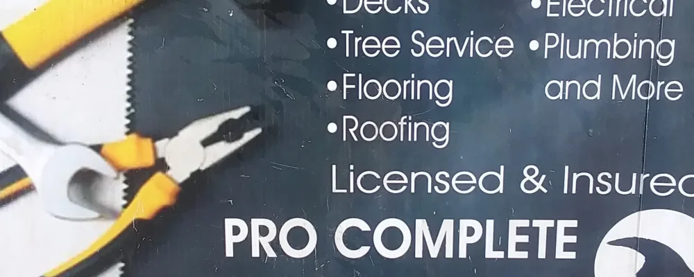 Pro Complete Construction Inc