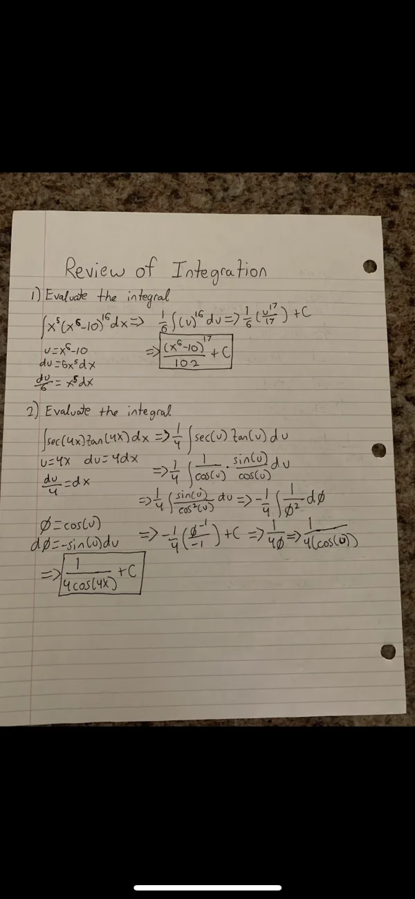 Calculus II Tutoring