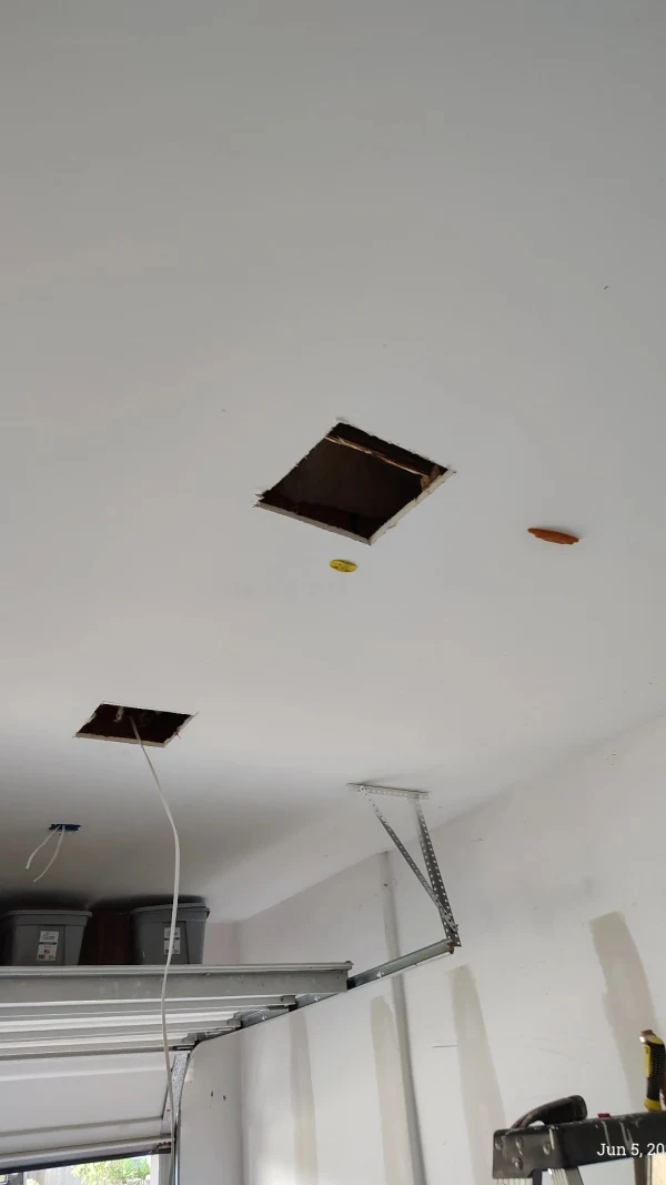 Install garage Lights