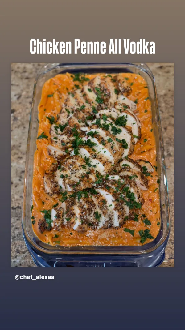 Chicken Penne Alla Vodka