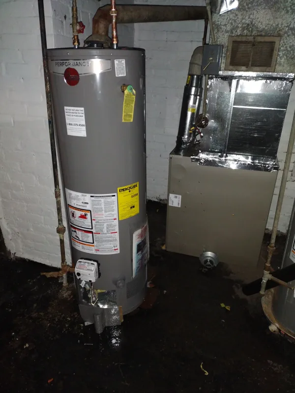 HW heater install