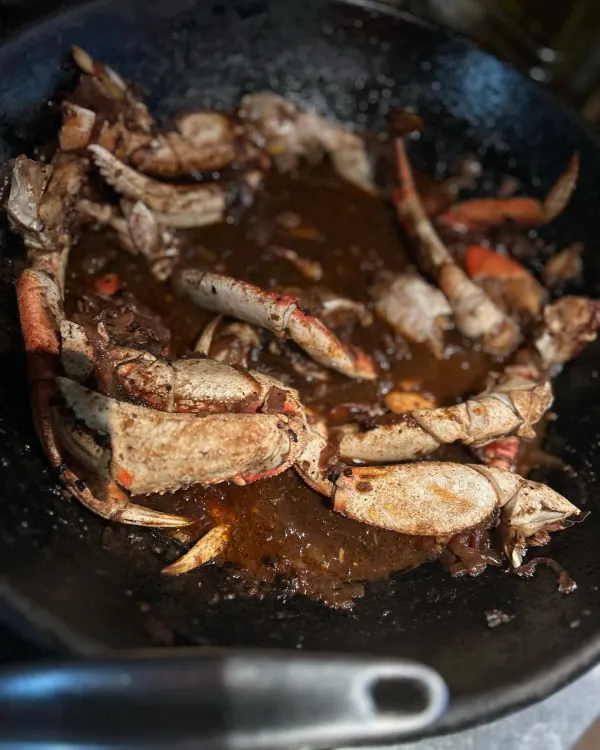 Black Bean Sauce and Crab