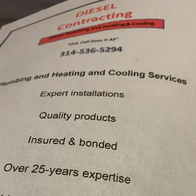 Diesel Plumbing And Heating And Cooling