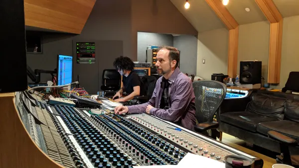 recording a big band in midtown NYC