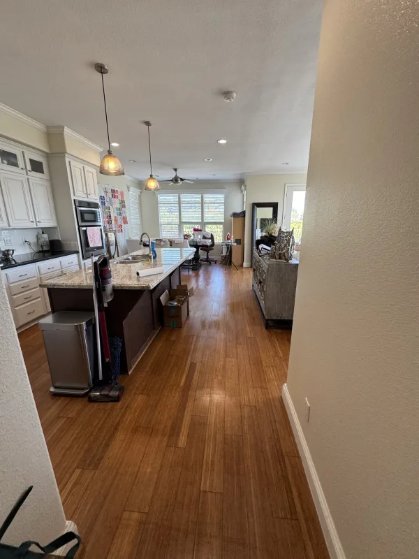 Finished cleaning a house @ San Pedro