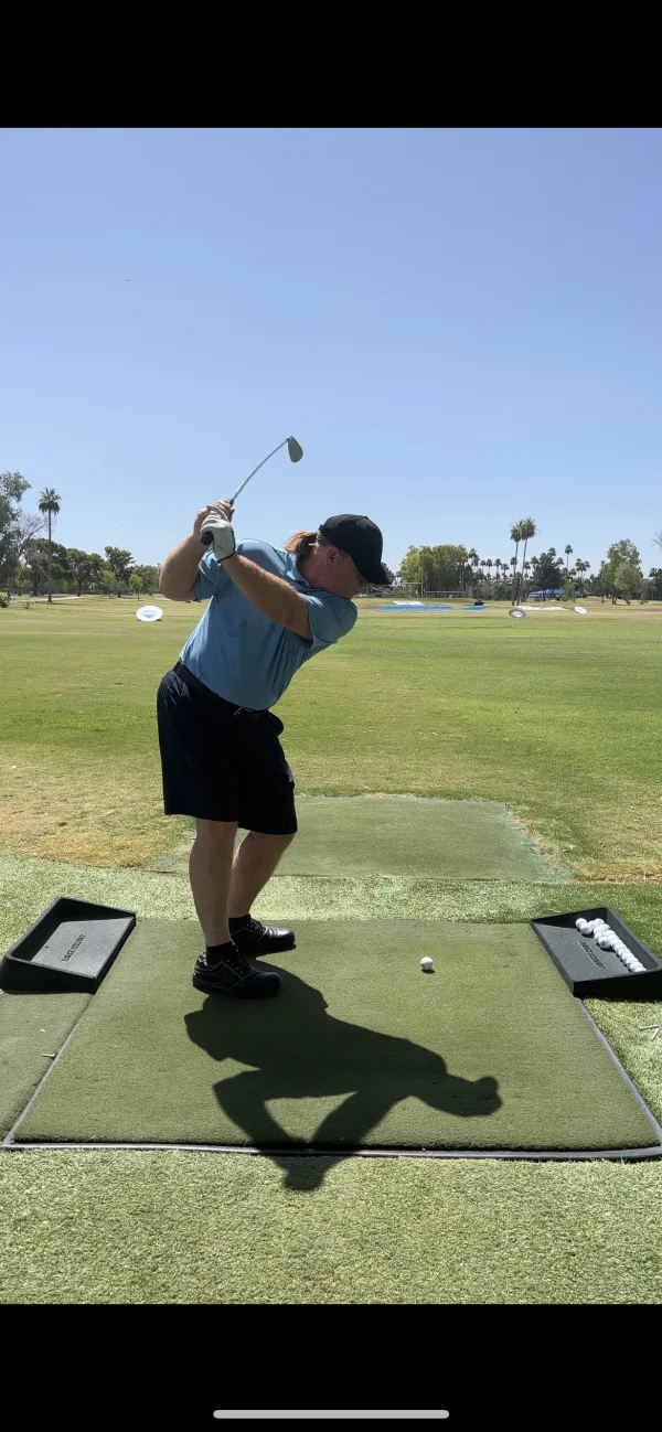 After: creating hand depth in the backswing