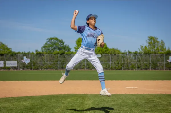 My son, shortstop for Johnson HS