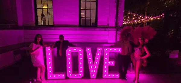 LOVE marque letters