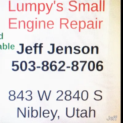 Lumpy's Small Engine Repair