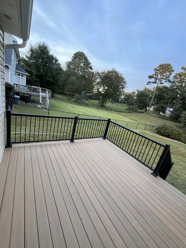 Trex deck and railing