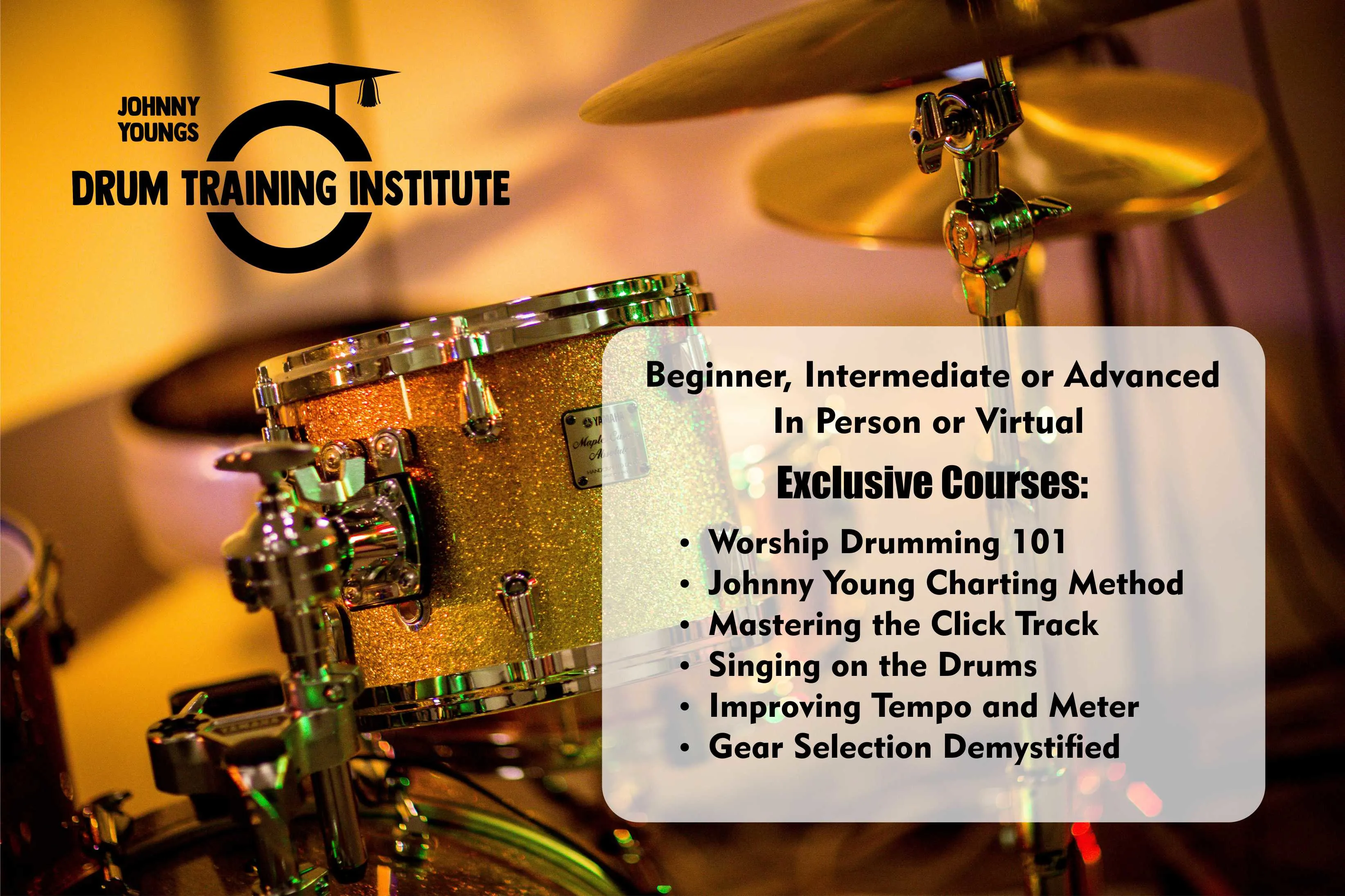 Johnny Youngs Drum Training Institute in San Marcos, TX //