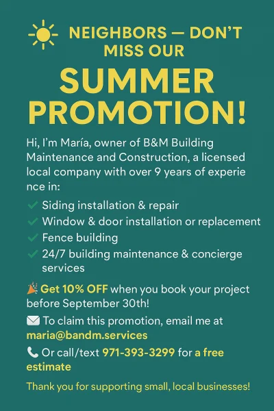 B&M Building Maintenance And Construction Llc