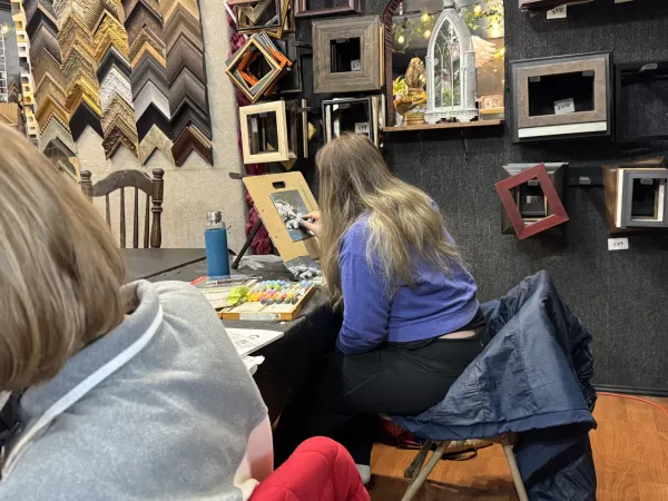 Pastel Class in my studio