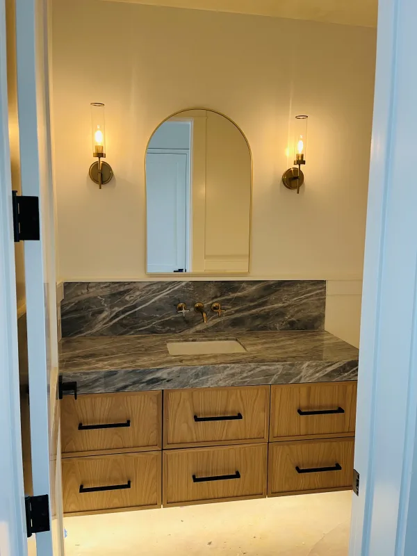 Bathroom wall sconces lights