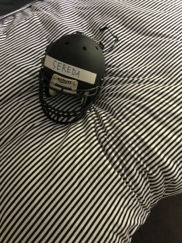 Commack Football helmet