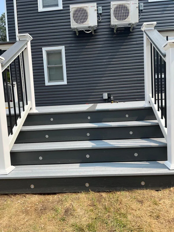 Composite Deck with LED Lighting