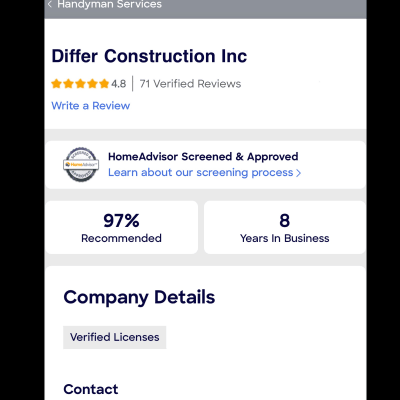 Differ Construction  Inc