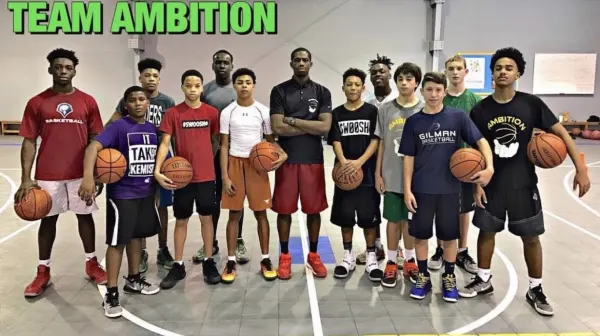Me on the far right training with a NBA level trainer