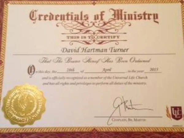 Ministry Credential