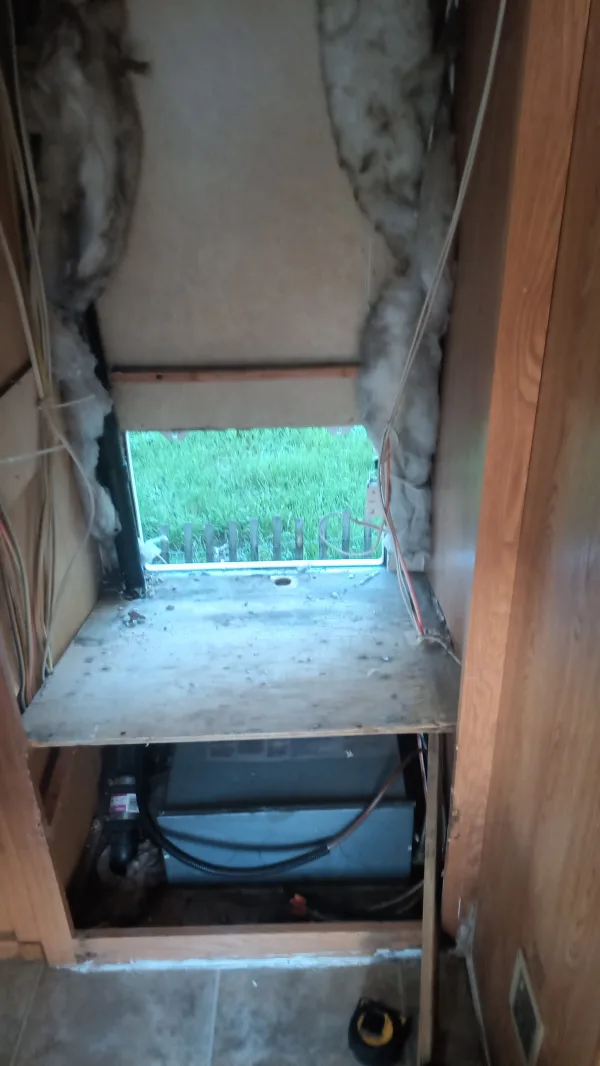 I took a refrigerator completely