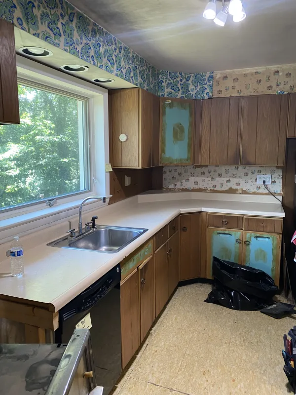 Kitchen before