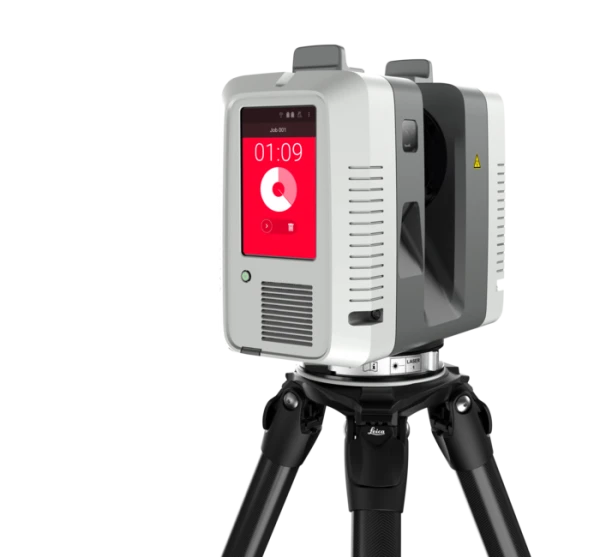 Laser scanner used to measure existing conditions on site