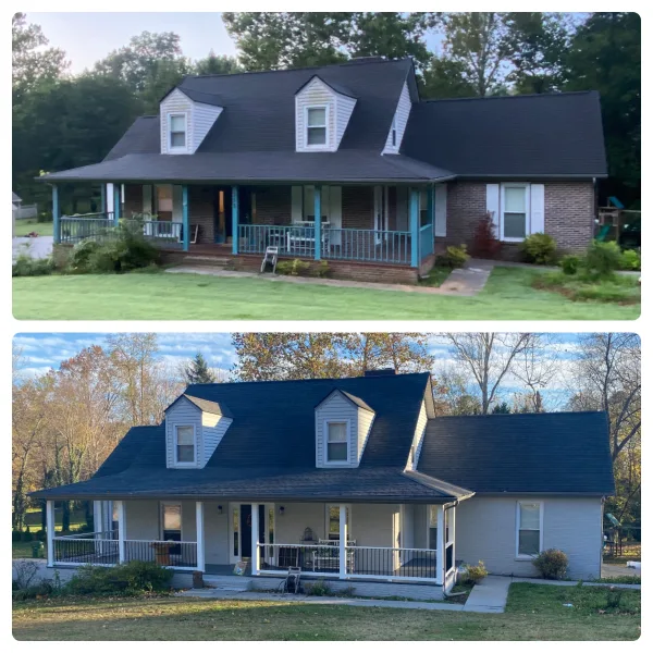 Before and after exterior
