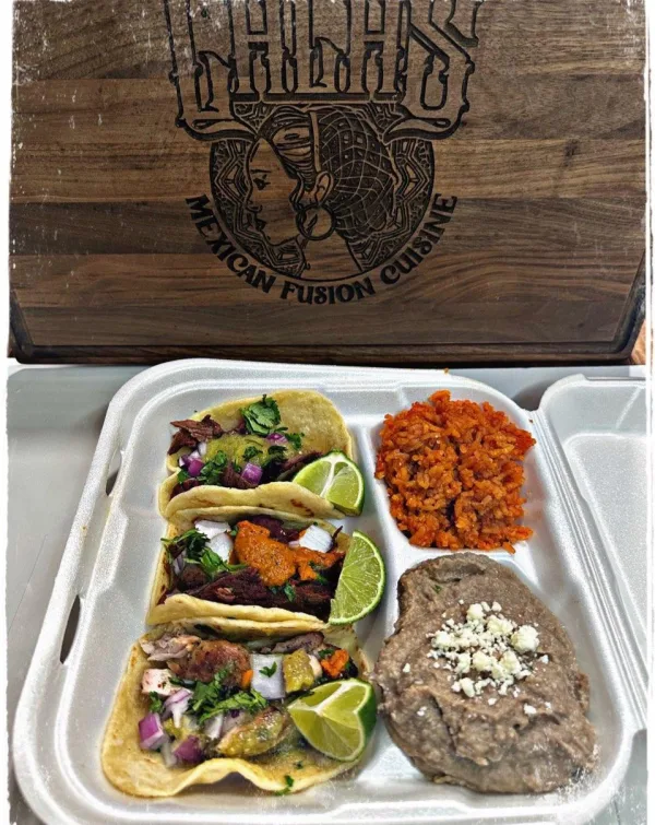 Three Amigos taco combo