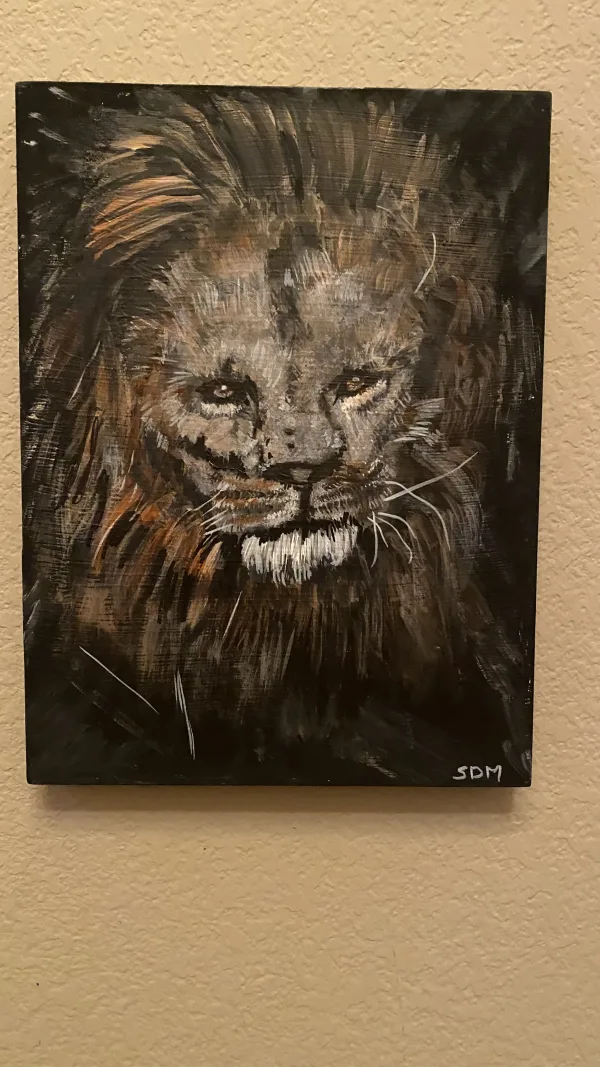 lion acrylics