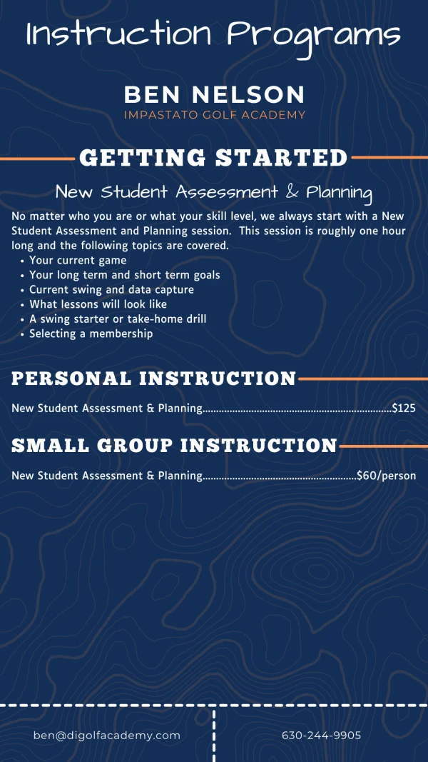 Getting started pricing sheet