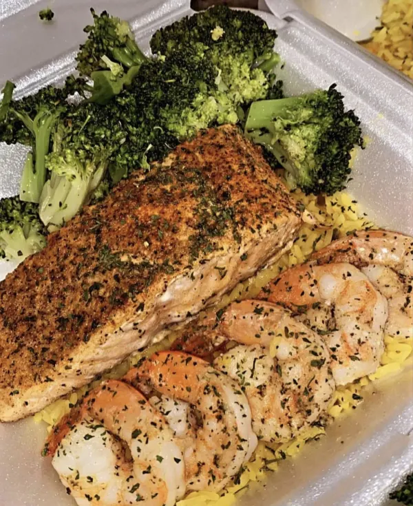 Salmon dish