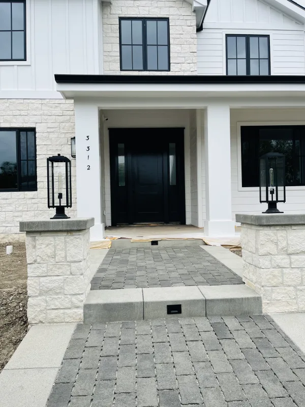 Post and step lights