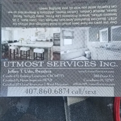 Utmost Services Inc., Construction Remodeling & Renovations