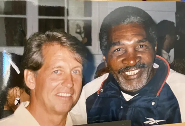Richard Williams when I used to hit with Venus Williams