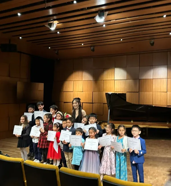 2022 winter student recital at Steinway hall