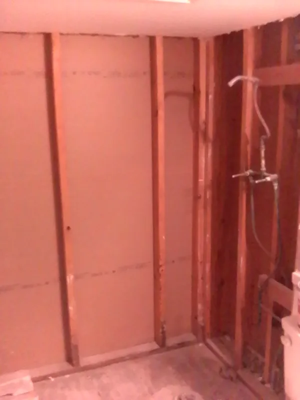Demo for tile shower