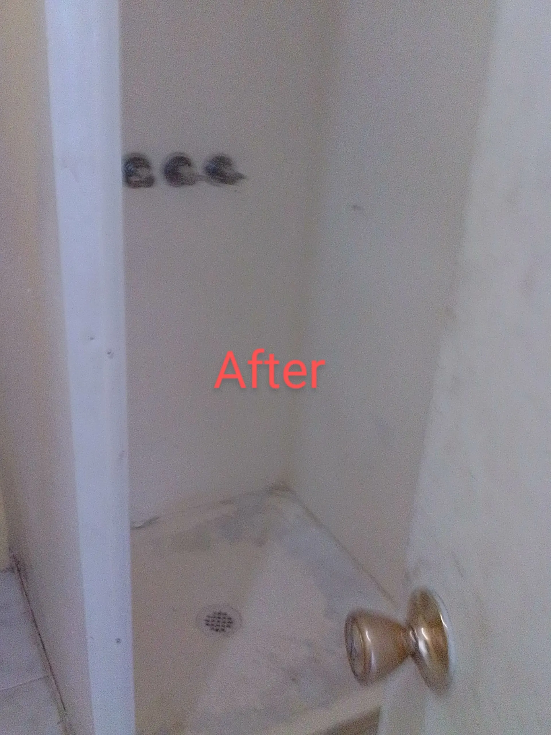 Shower deep clean 