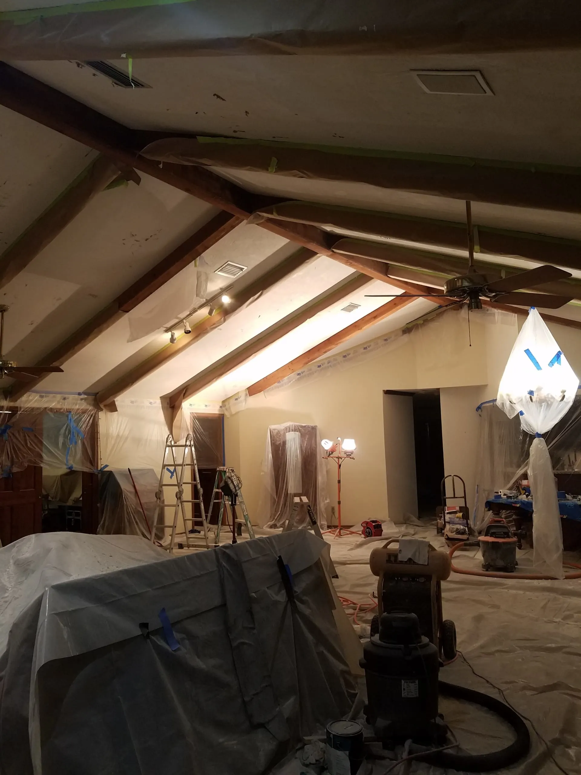 Popcorn ceiling removal 