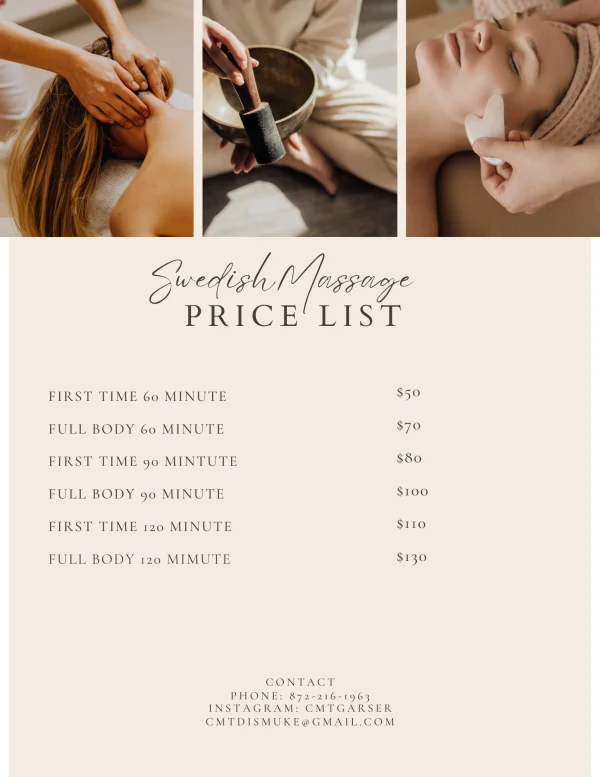 Menu w/ Discounts