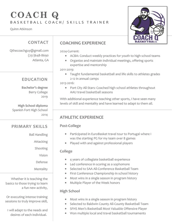 Why you should hire me.