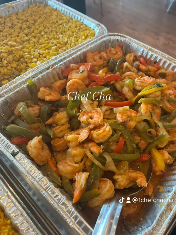 Shrimp and peppers 