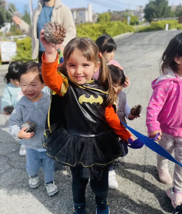 Batgirl is ready for Halloween.