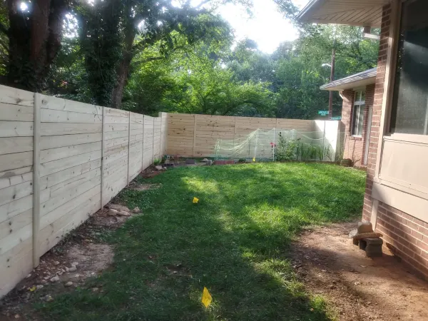 Fence installation 